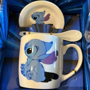 Stitch set cup,plate & spoon‎